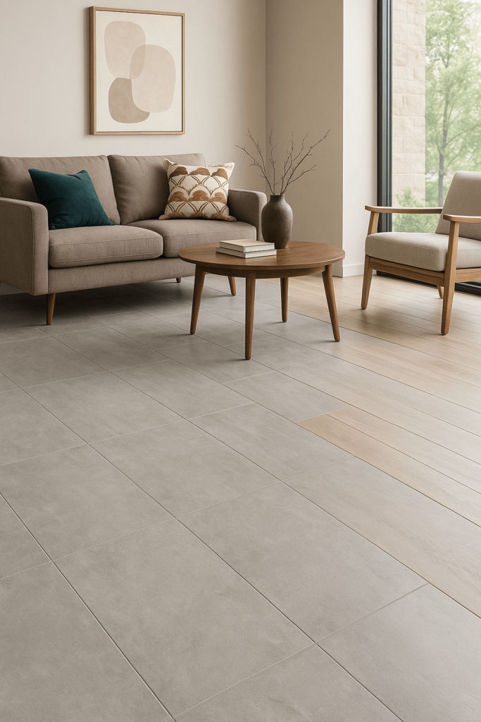 Large-Format Tiles and Planks Flooring