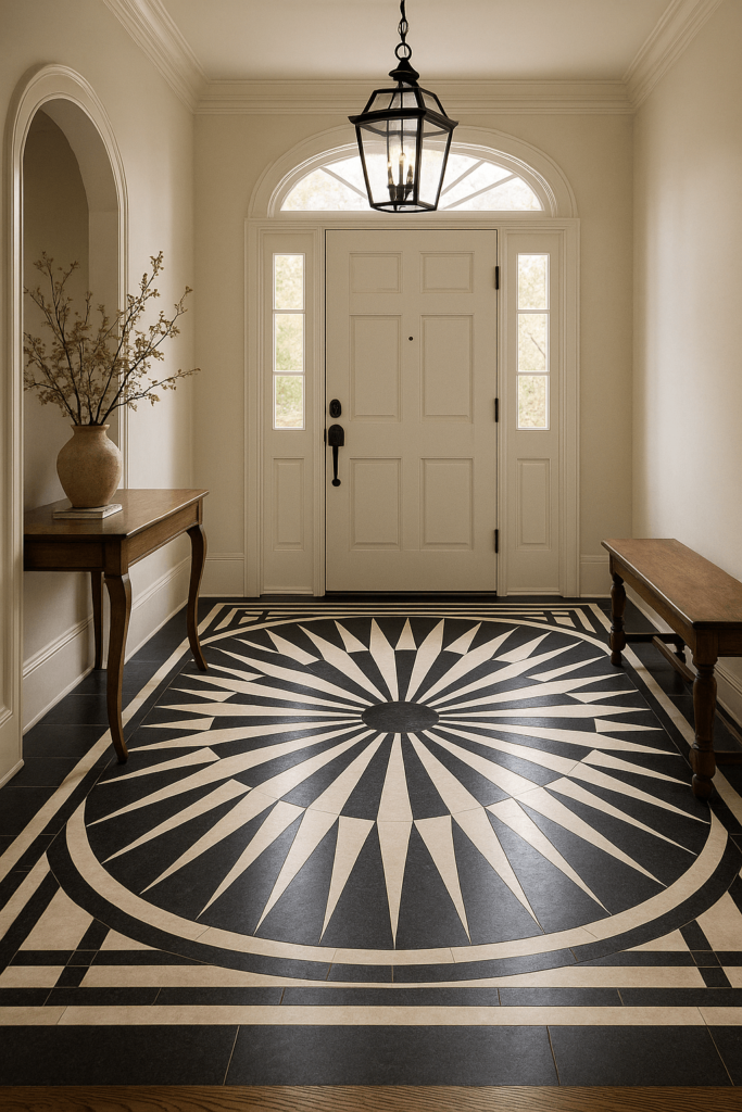 Statement Entryway Flooring